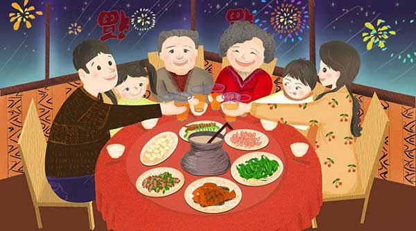 过年不但人多热闹，专属的美食也很诱人