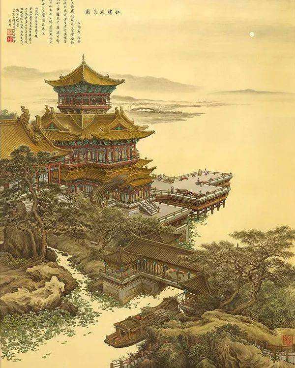 气蒸云梦泽，波撼岳阳城