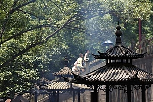 江西赣州姜姓男孩起名姜壁焰:百丈金身开翠壁,万龛灯焰隔烟萝