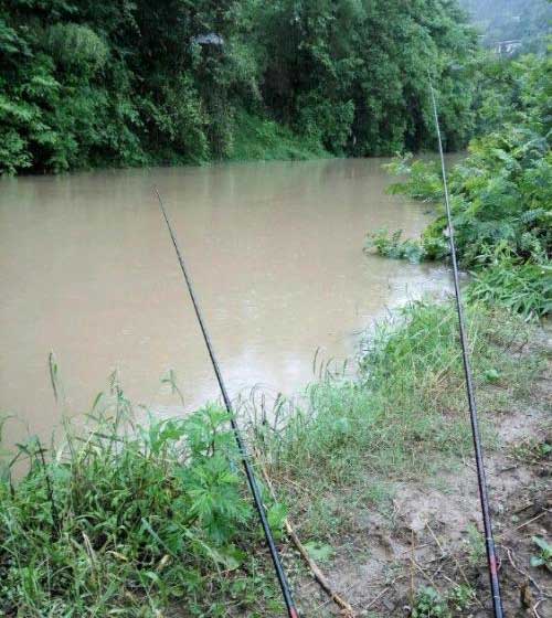 雨水汇成河流